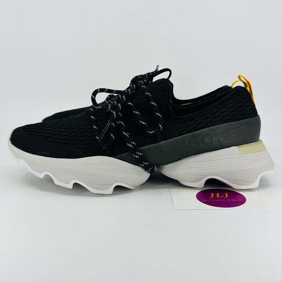 Sorel Women's Kinetic Impact Lace Sneakers Black/White NL4694-010 Size 8.5 - Picture 5 of 11